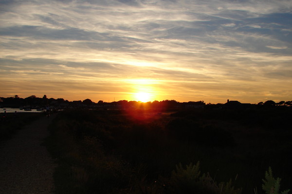 sunset @ Keyhaven