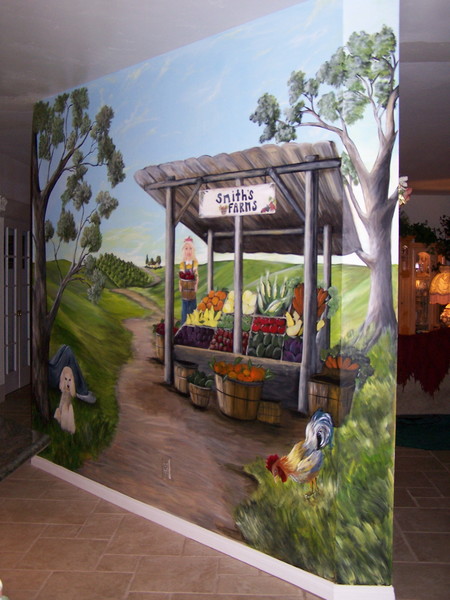  country mural