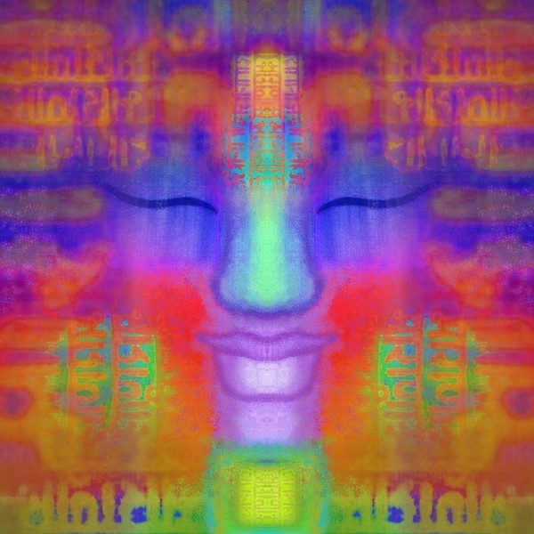 Rainbow Sanskrit Buddha 2