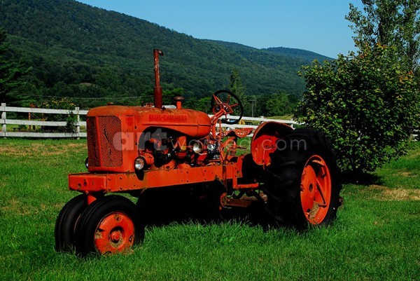 Red Farm Tractor