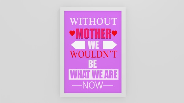 Happy Mother's Day Quote Poster