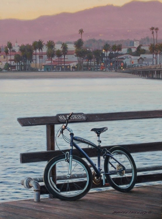 Sunset on Stearns Wharf 