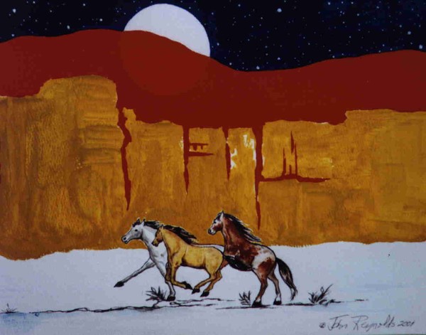 Horses At Yellow Canyon