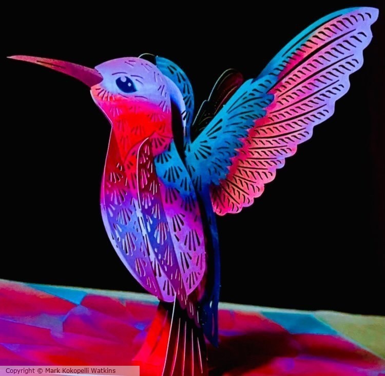 “Colorful Hummingbird,” ©2021