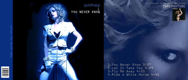 Goldfrapp YOU NEVER KNOW single cover 2006