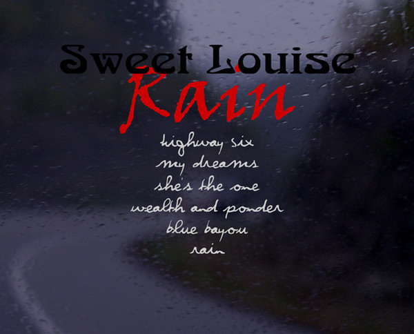 Sweet Louise-Rain-traycard back cover