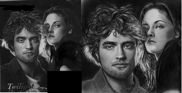 Twilight-Robert Pattinson and Kristen Stewart 