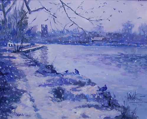 Thames Snowing