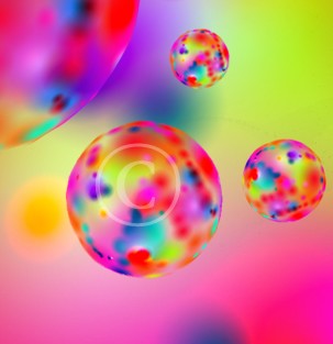 floating marbles