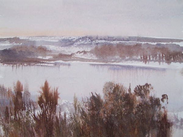 The winter on Volga