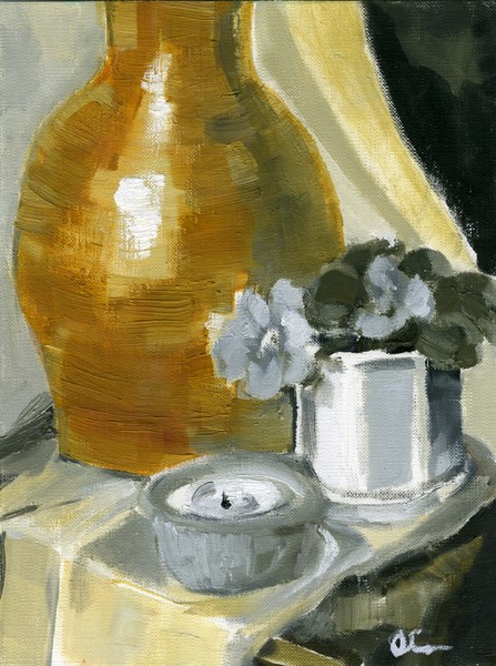 Still life in 3 colors