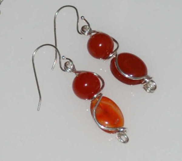 AMBER earrings by Cats Eye Gems