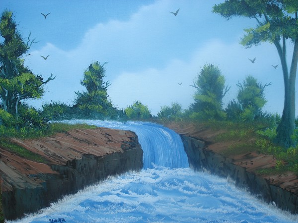 Waterfall  I    (Sold)