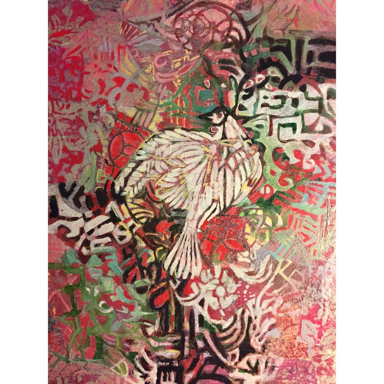 White Bird Tapestry