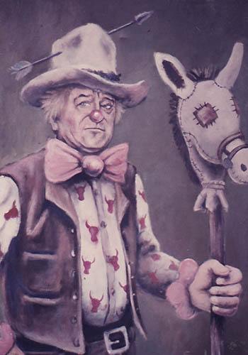 John Wayne as Clown