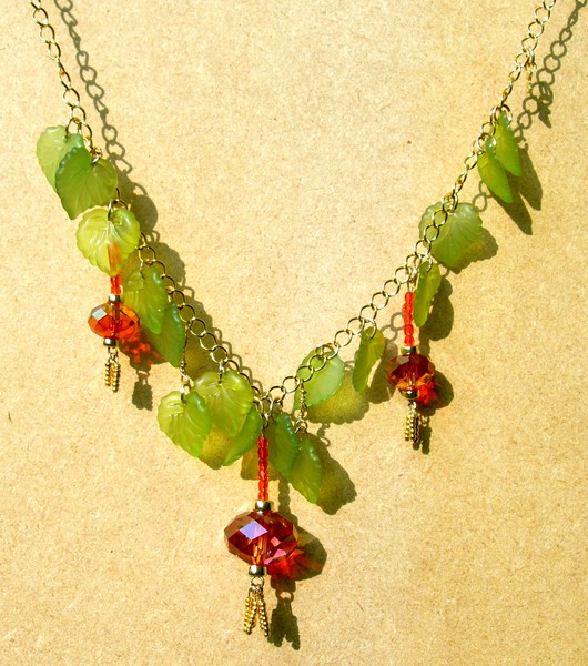 Chinese Lantern Necklace