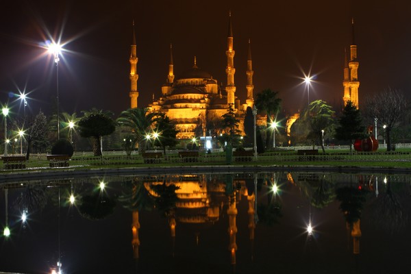 Golden Blue Mosque