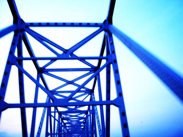 Bay Bridge in Blue