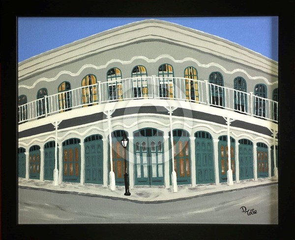 Framed Grey New Orleans