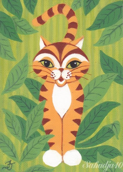 Tiger - Garden Cat #4