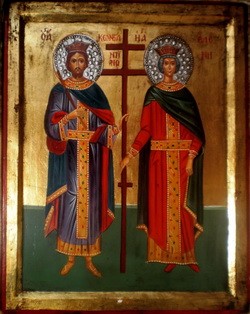   St. Constantine and Elena his mother