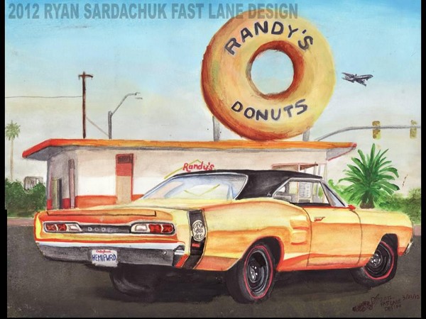 1969 Dodge Super Bee At Randy's Donuts