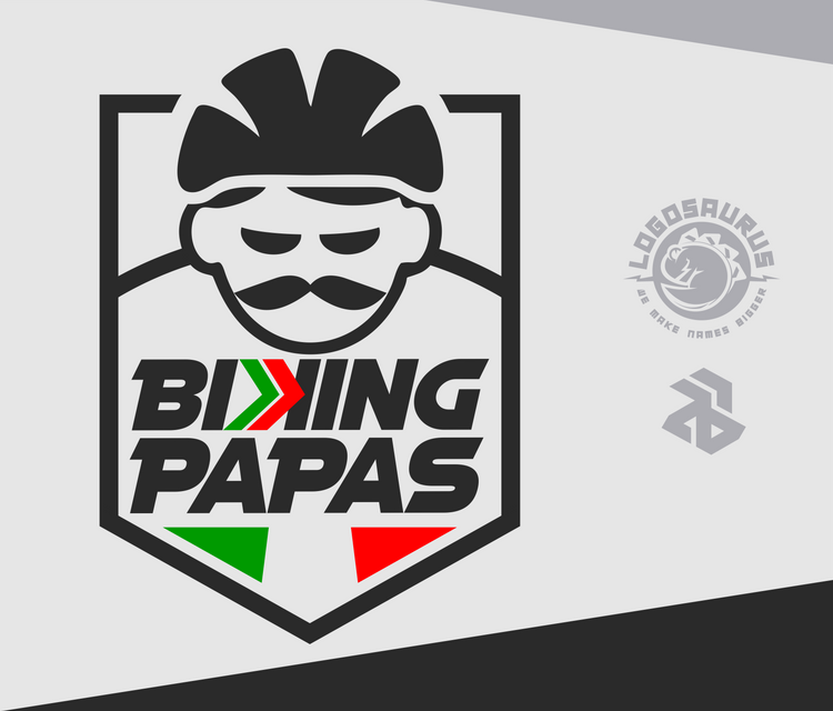 Logo: Biking Papas (with mockup)