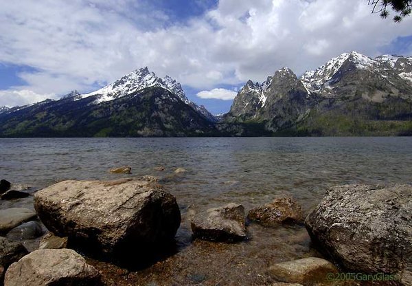 A View of the Tetons from Jenny Lake