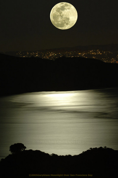 Moonrise Over San Francisco Bay