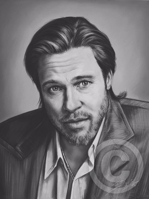 Portrait of Brad Pitt