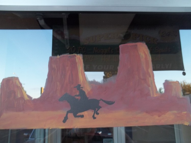 Window Painting- Wild West !