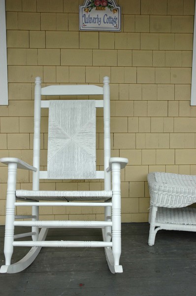 Waverly Cottage Wicker Rocking Chair