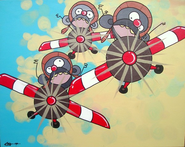 Red plane race