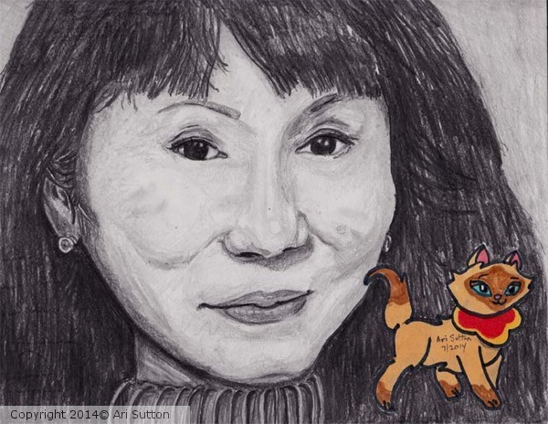 Amy Tan/Pencil & Marker/2014