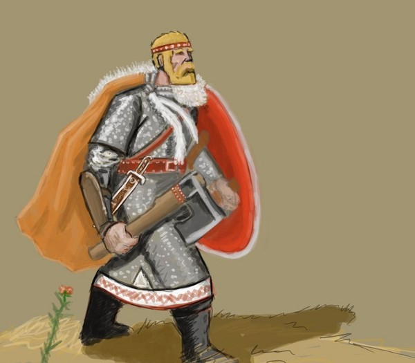 old russian warrior