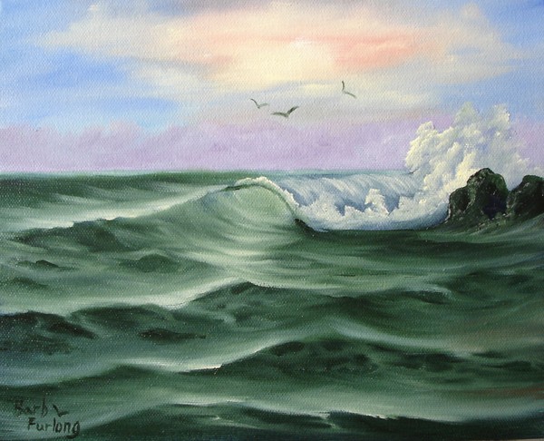 Jade Sea #605 oil painting