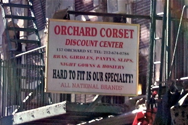Corset Store, Manhattan