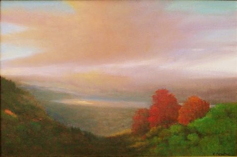 Dawn Over Maples, Lake George-SOLD