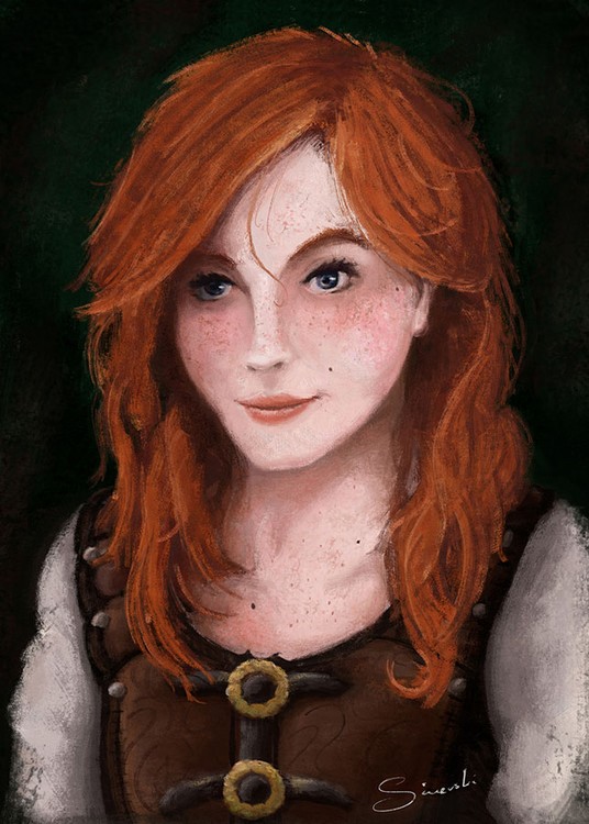 RPG Style Female Bard Portrait