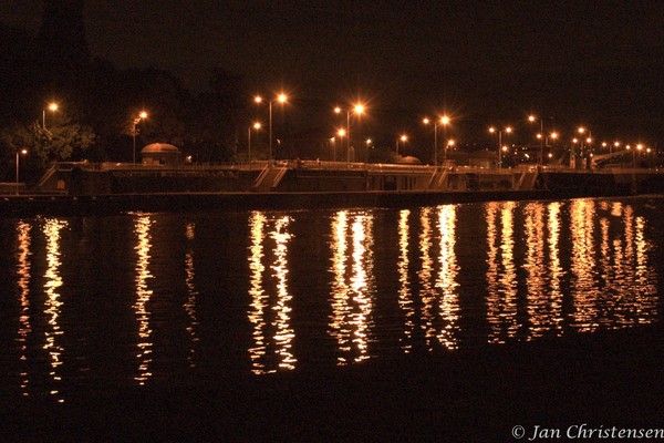 The Locks at Night