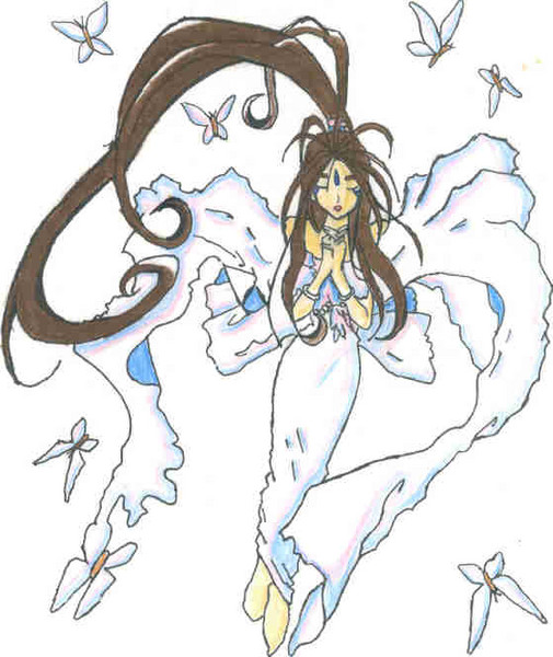 Belldandy and Butterflies