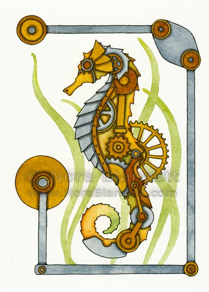 Steampunk Seahorse