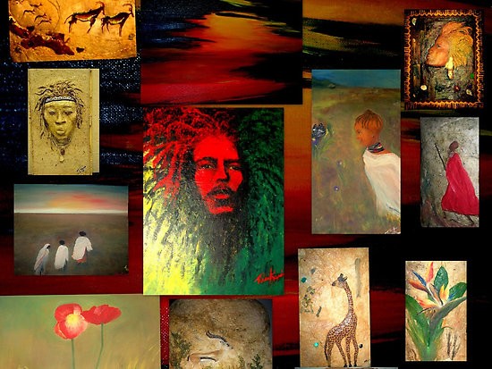 African Journey Collage