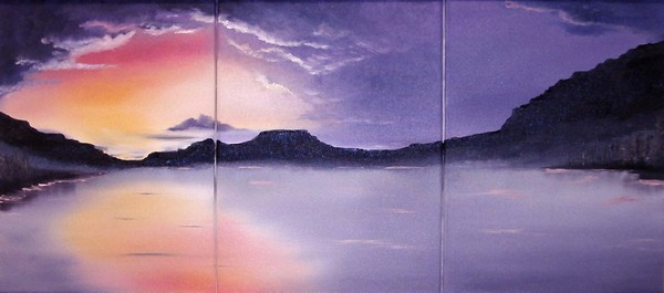 Misty Bay Triptych