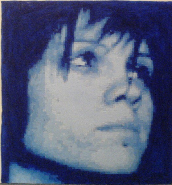 Tegan Quin 2 Small Pixel Painting