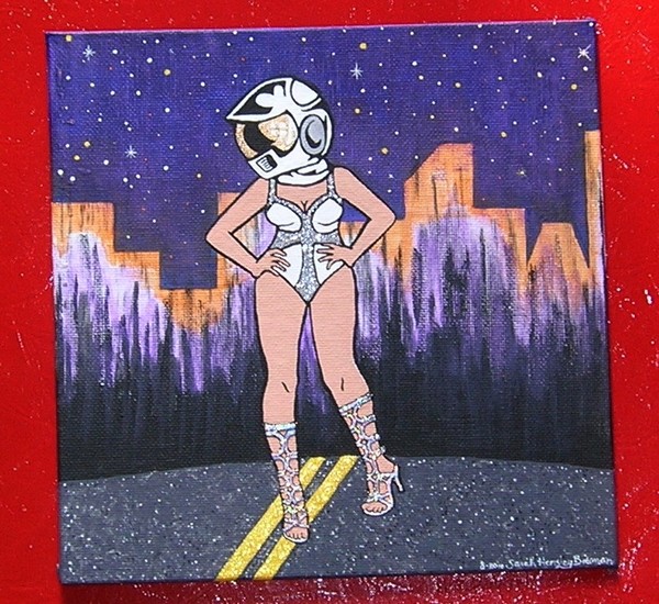 Space Lady in the Big City