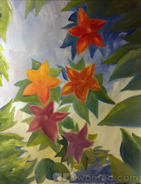 Floral and shadow study