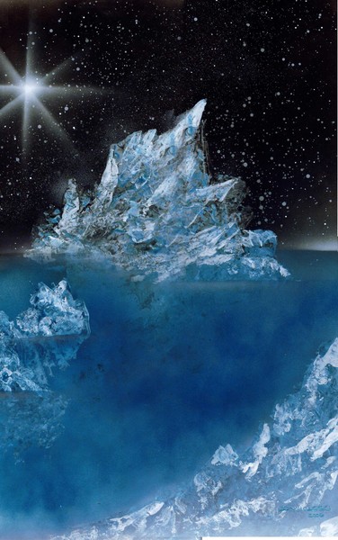 night iceberg