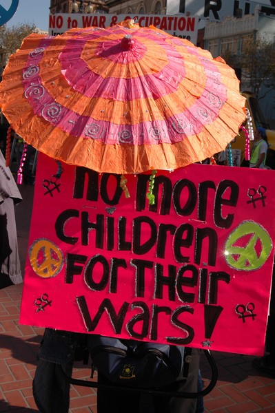No More Children For Their Wars!