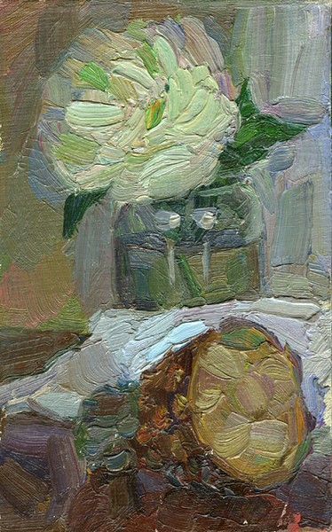 Still Life with Peony and Pine-apple. 1979